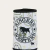 Outlet Ringers Western Aint My First Stubby Cooler - Off White / Black
