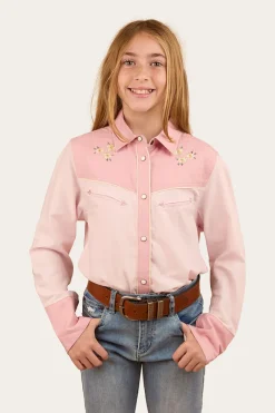 Discount Ringers Western Annie Kids Western Shirt - Pink