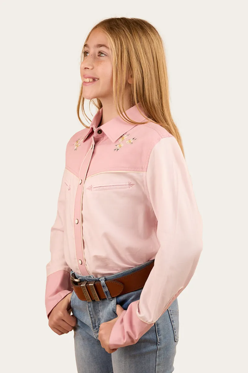 Discount Ringers Western Annie Kids Western Shirt - Pink
