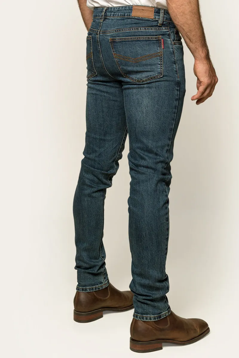 Outlet Ringers Western Austin Mens Slim Fit Jeans - True Blue