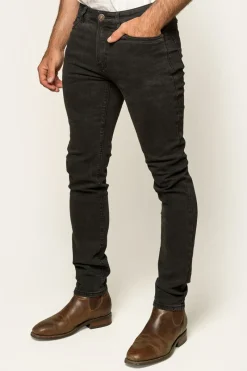 Discount Ringers Western Austin Mens Slim Fit Jeans - Black