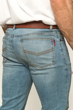 Best Ringers Western Austin Mens Slim Fit Jeans - Vintage Light Blue