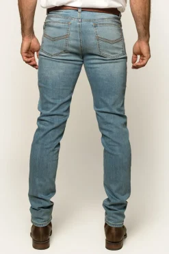 Best Ringers Western Austin Mens Slim Fit Jeans - Vintage Light Blue