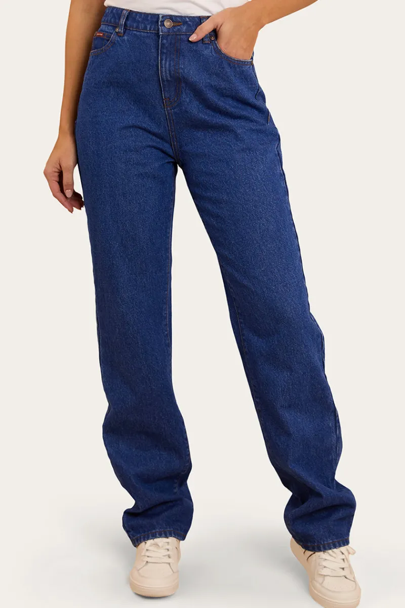Outlet Ringers Western Autumn Womens Straight Leg Jean - True Blue