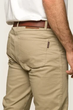 Discount Ringers Western Avondale Mens 5 Pocket Stretch Drill Jeans - Khaki