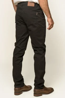 Hot Ringers Western Avondale Mens 5 Pocket Stretch Drill Jeans - Black
