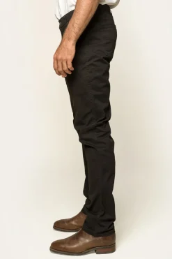 Hot Ringers Western Avondale Mens 5 Pocket Stretch Drill Jeans - Black