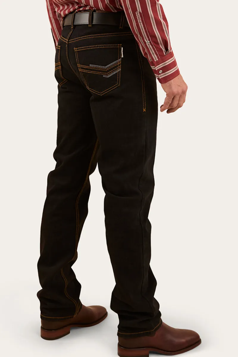 Clearance Ringers Western Barrington Mens Slim Fit Jean - Black