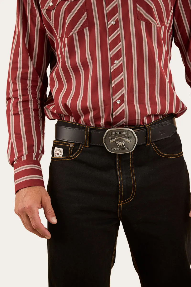 Clearance Ringers Western Barrington Mens Slim Fit Jean - Black