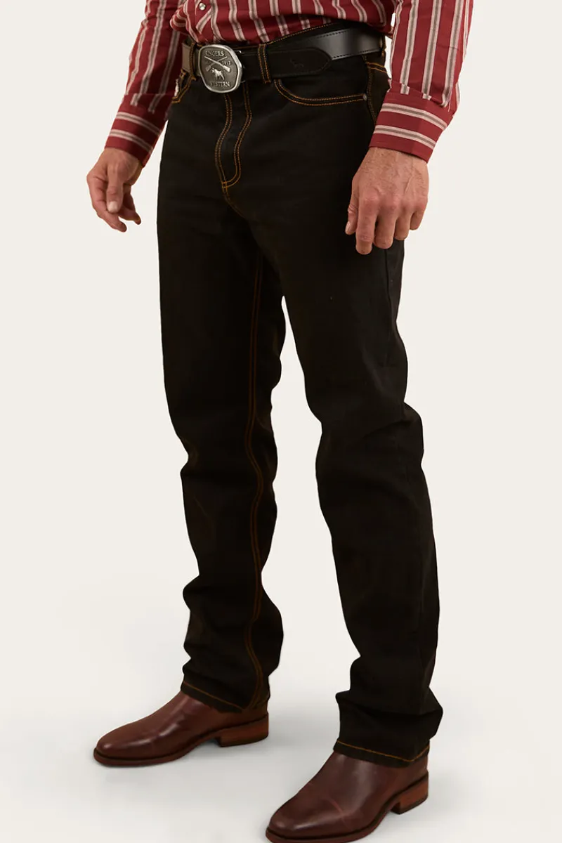 Clearance Ringers Western Barrington Mens Slim Fit Jean - Black