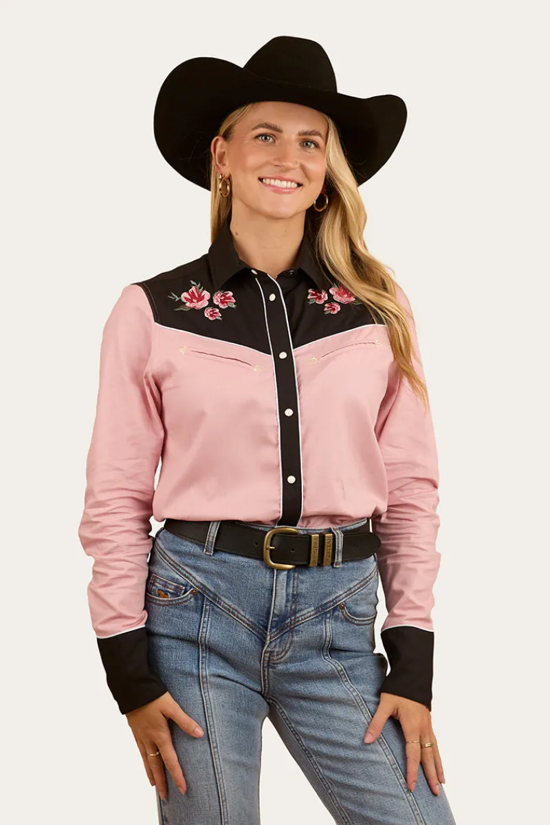 Online Ringers Western Bellingen Womens Western Shirt - Rosey Pink