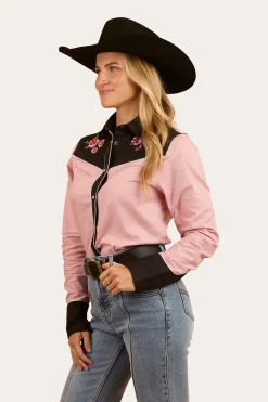 Online Ringers Western Bellingen Womens Western Shirt - Rosey Pink