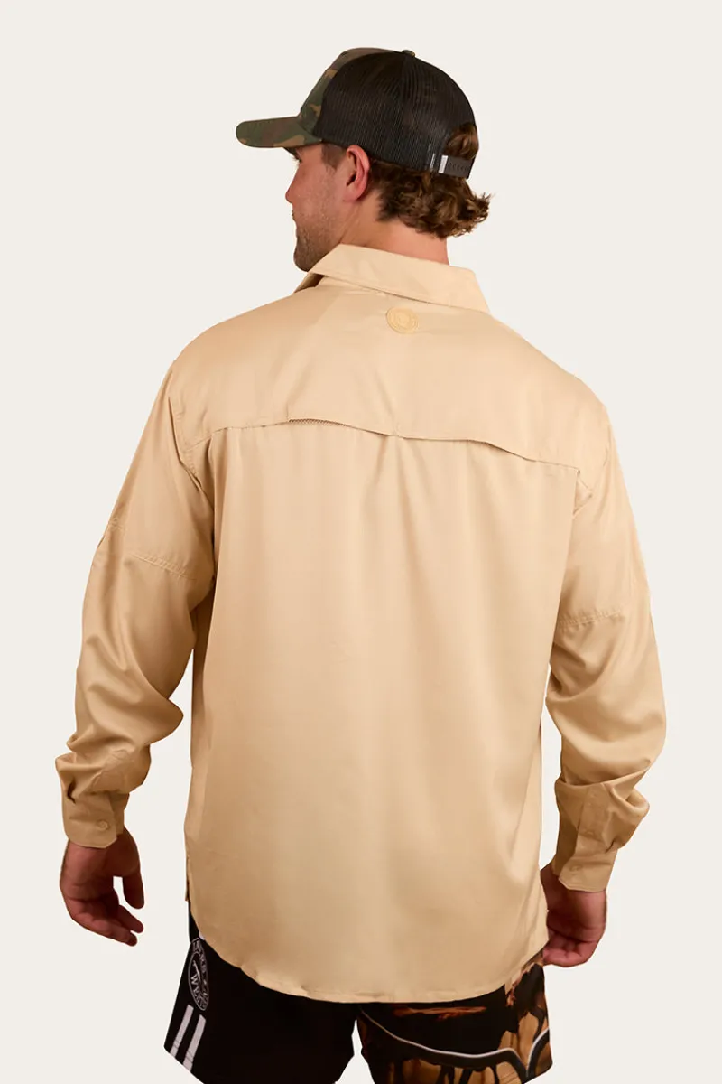 Ringers Western Bennetts Unisex Fishing Shirt - Dark Sand