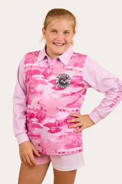 Online Ringers Western Big Catch Kids Fishing Jersey - Ballet Pink