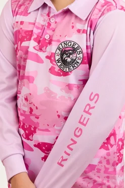 Online Ringers Western Big Catch Kids Fishing Jersey - Ballet Pink