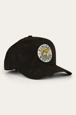 Hot Ringers Western Big Catch Tech Baseball Cap - Black Camo