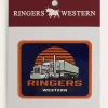 Ringers Western Big Rig Sticker - Navy