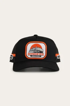 Ringers Western Big Rig Trucker Cap - Black