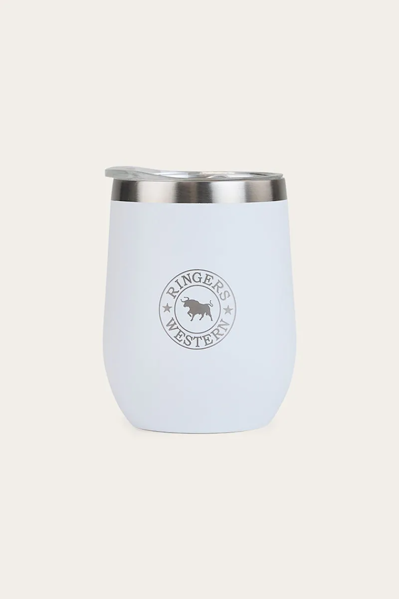 Clearance Ringers Western Bindi Wine Cup - White