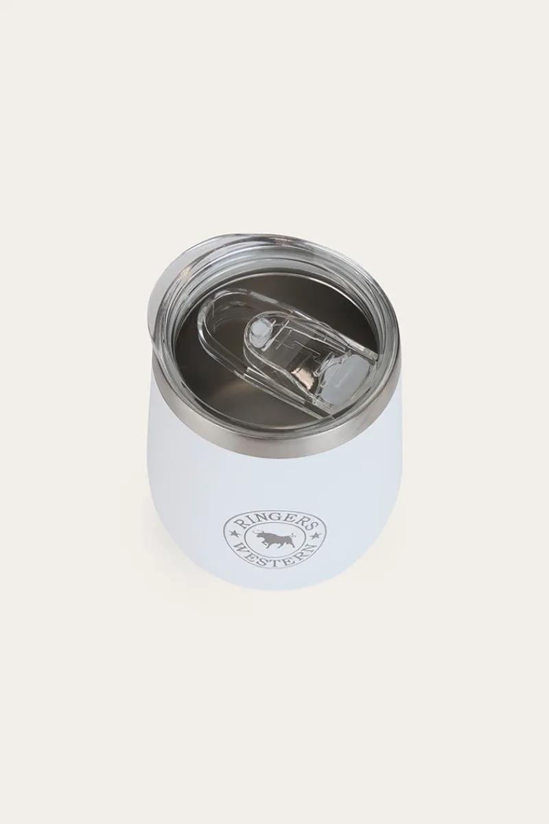 Clearance Ringers Western Bindi Wine Cup - White