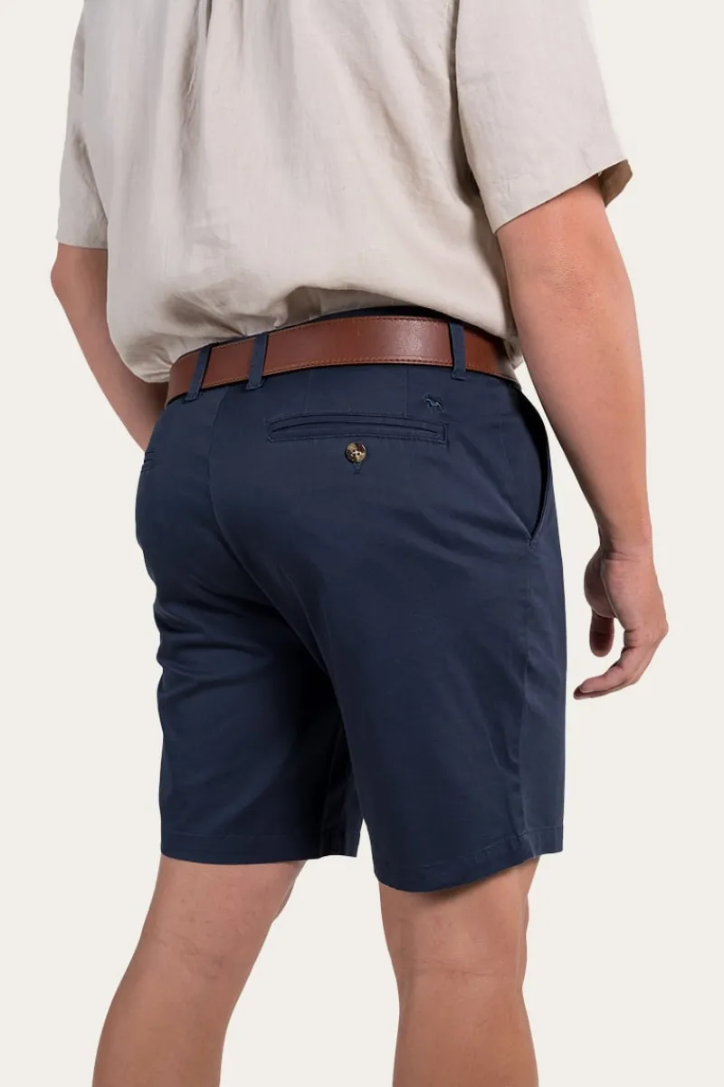 Hot Ringers Western Bingara Mens Chino Short - Dark Navy