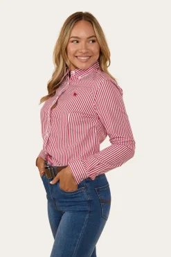 Best Ringers Western Birdsville Womens Semi Fitted Dress Shirt - Red