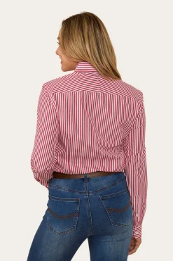 Best Ringers Western Birdsville Womens Semi Fitted Dress Shirt - Red