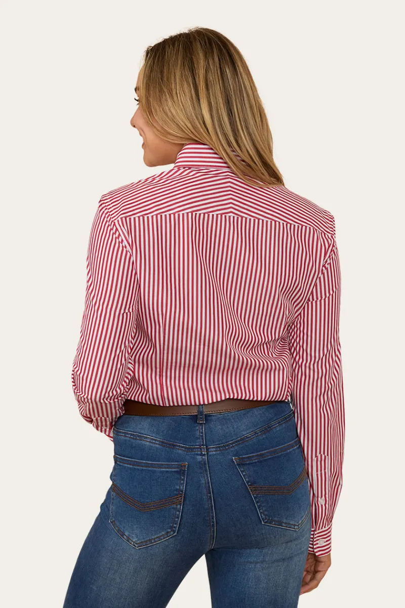 Best Ringers Western Birdsville Womens Semi Fitted Dress Shirt - Red