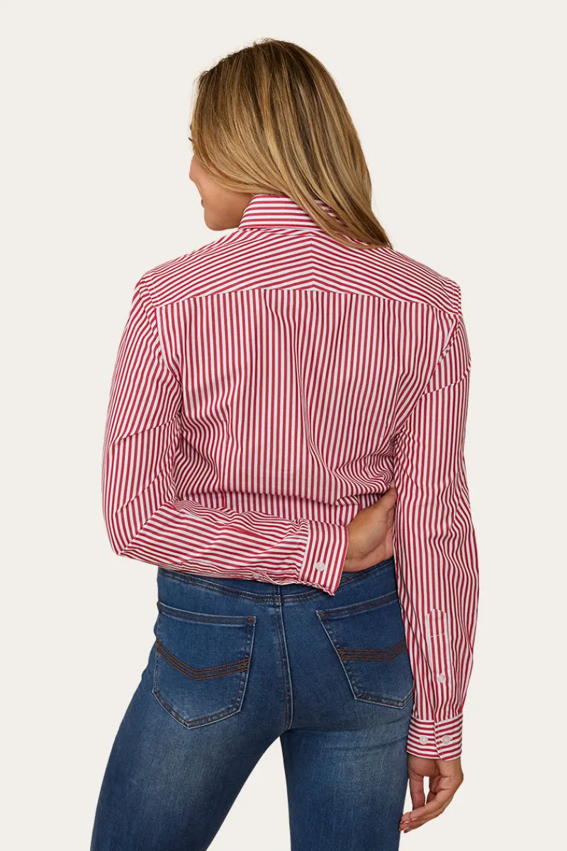 Best Ringers Western Birdsville Womens Semi Fitted Dress Shirt - Red