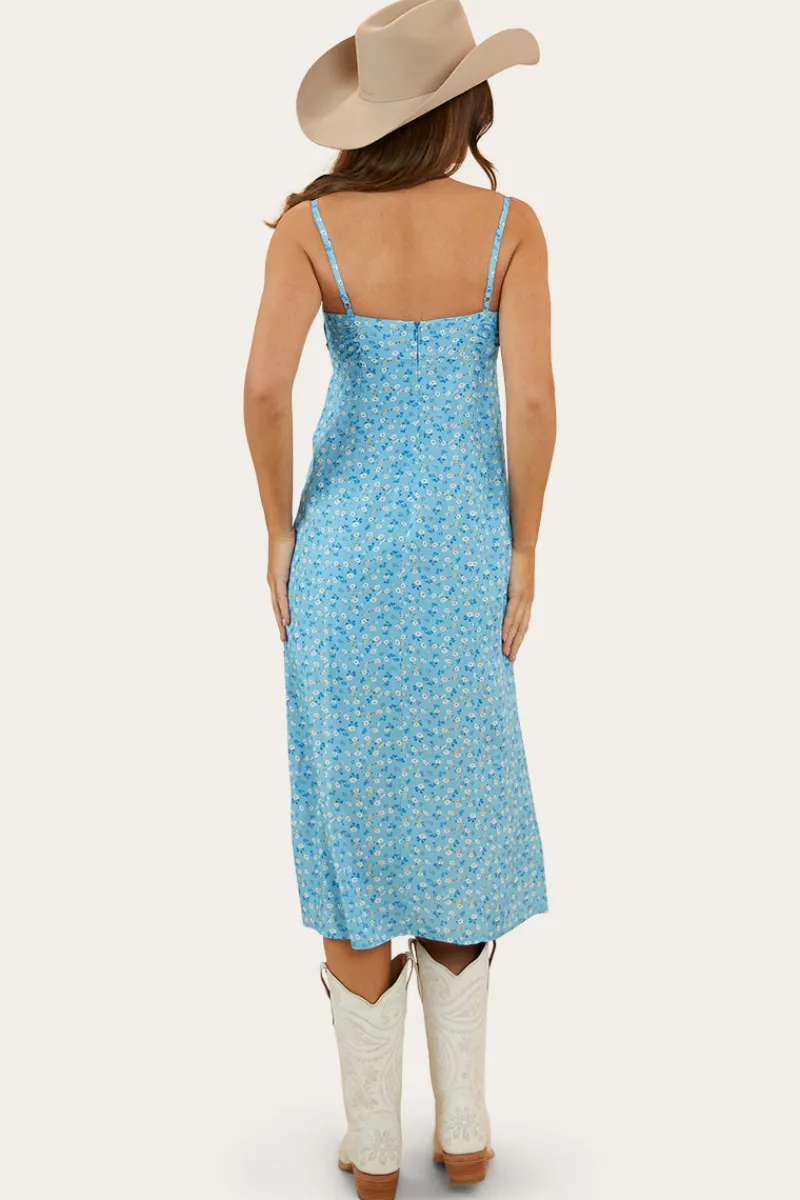 Clearance Ringers Western Bobbie Womens Midi Dress - Blue