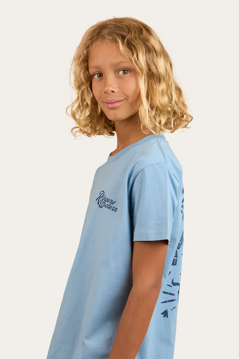 New Ringers Western Boot Scootin Kids Classic Fit T-Shirt - Dusk