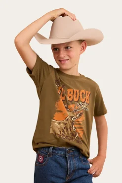 Discount Ringers Western Buck Boys Classic Fit T-Shirt - Military Green