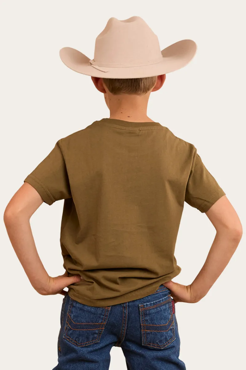 Discount Ringers Western Buck Boys Classic Fit T-Shirt - Military Green