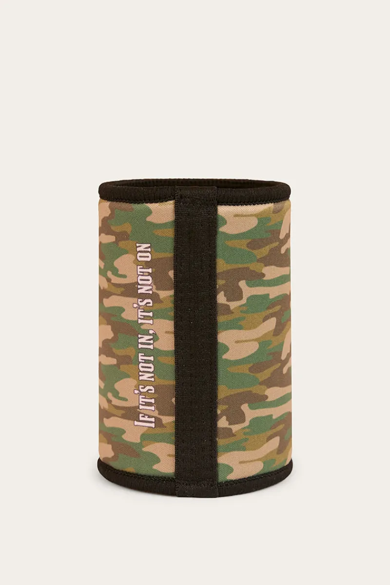 Sale Ringers Western Buckin Barra Stubby Cooler - Camo