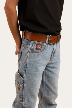 Best Ringers Western Buckland Kids Relaxed Jean - Light Wash Blue