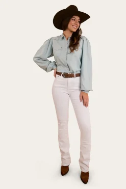 Clearance Ringers Western Camila Womens Blouse - Chambray