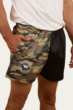 Sale Ringers Western Camo Footy Shorts - Black / Camo