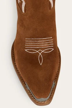 Clearance Ringers Western Catalina Womens Western Boot - Tan Suede