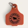 Clearance Ringers Western Cattle Tags - Burnt Orange