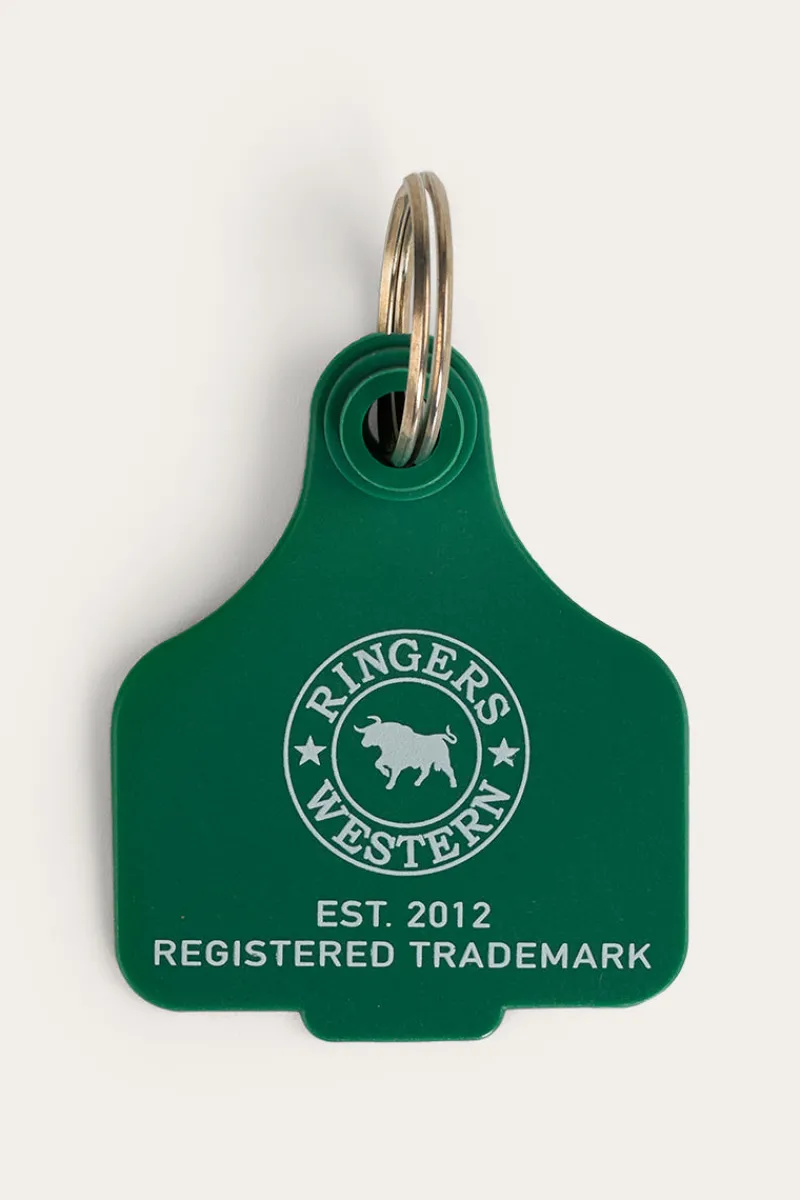 Clearance Ringers Western Cattle Tags - Lake Green