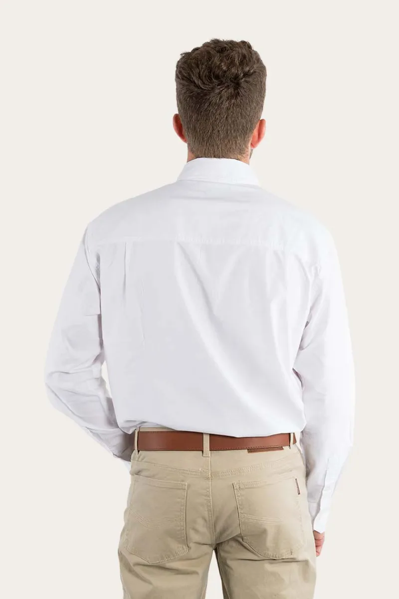 Best Ringers Western Centenary Mens Semi Fitted Dress Shirt - White
