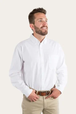 Best Ringers Western Centenary Mens Semi Fitted Dress Shirt - White