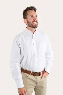 Best Ringers Western Centenary Mens Semi Fitted Dress Shirt - White
