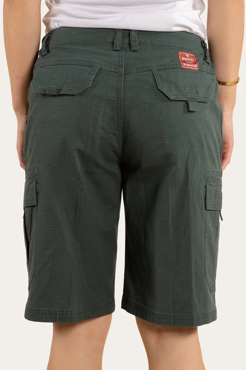 Best Ringers Western Clearwater Womens Ripstop Work Short - Forest