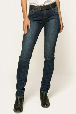 Ringers Western Clermont Womens Low-Rise Jeans - Classic Blue