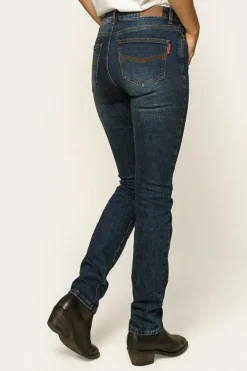 Ringers Western Clermont Womens Low-Rise Jeans - Classic Blue