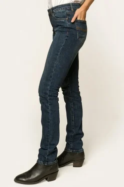Ringers Western Clermont Womens Low-Rise Jeans - Classic Blue