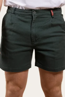 Sale Ringers Western Cloncurry Mens Heavy Weight Work Short - Forest Green
