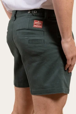 Sale Ringers Western Cloncurry Mens Heavy Weight Work Short - Forest Green