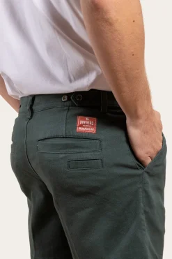 Sale Ringers Western Cloncurry Mens Heavy Weight Work Short - Forest Green